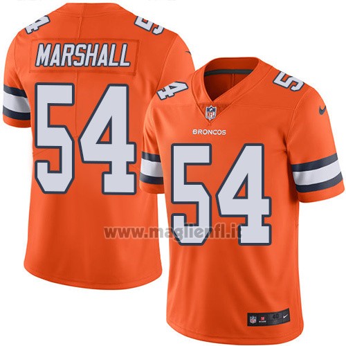 Maglia NFL Legend Denver Broncos Marshall Arancione